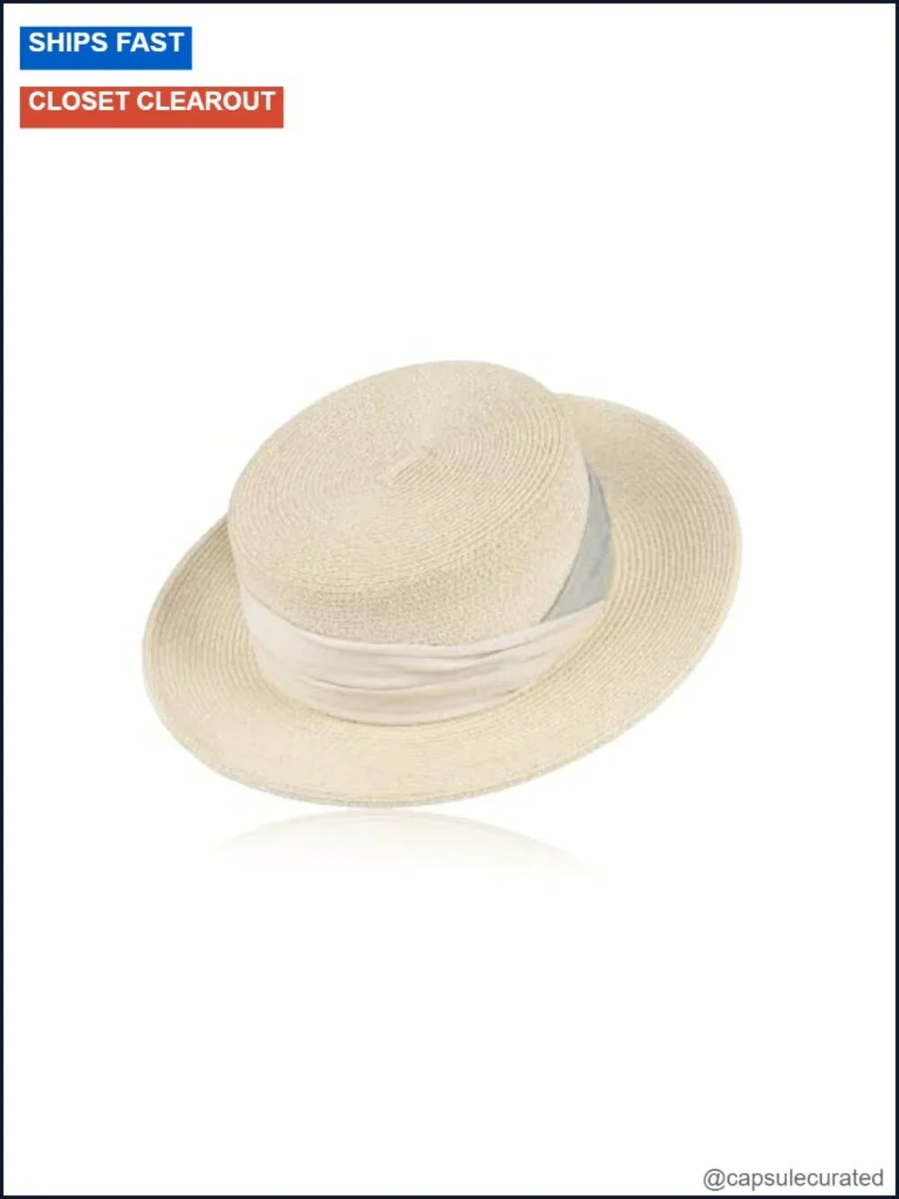 Straw Sun Hat with Wide Brim and Twisted Ribbon for Women, UV Protection for